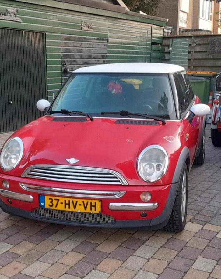 Te koop Mini 1.6 16V Cooper 2002 Rood, Auto's, Mini, Benzine, D, Hatchback, Handgeschakeld, Origineel Nederlands, Rood, Voorwielaandrijving