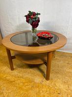 Gratis bezorging!Ronde salontafel retro vintageSchreiber1960, Gebruikt, 50 tot 100 cm, -, Rond
