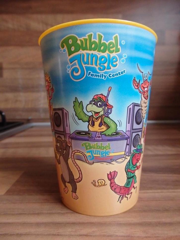 Nieuwe beker van de Bubbel Jungle, Verzamelen, Merken en Reclamevoorwerpen, Nieuw, Gebruiksvoorwerp, Ophalen