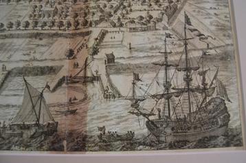 Kopergravure 'De heerlykheyt van Nieu Land' Smallegange 1696 beschikbaar voor biedingen