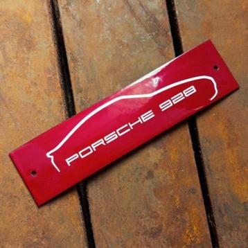 Emaille Schild PORSCHE 928 Dealer Reclamebord Vintage Plaat beschikbaar voor biedingen