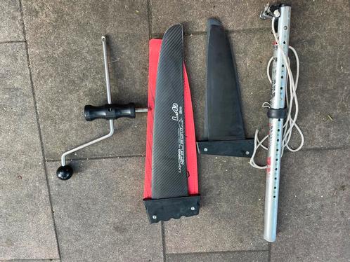 Vin winch masten verlenger, Watersport en Boten, Windsurfen, Gebruikt, Overige typen, Minder dan 250 cm, Met vin(nen), 5 tot 7 m²