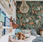 Bosdieren Behang jimmy cricket, Ophalen of Verzenden, Minder dan 10 m², Blauw