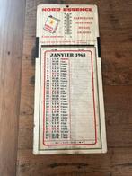 Oude garage kalender uit 1968. Frankrijk. Kartonnen kalender, Ophalen of Verzenden