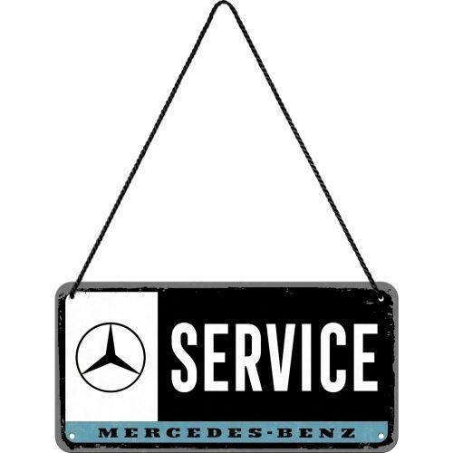 Mercedes benz service relief reclamebord van metaal deco, Ophalen of Verzenden, Nieuw, Auto's