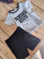 Te koop: Stay out of trouble shortama maat 74, Kinderen en Baby's, Babykleding | Maat 74, Ophalen of Verzenden, Zo goed als nieuw