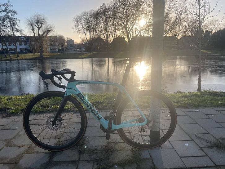 bianchi racefiets., Fietsen en Brommers, Fietsen | Racefietsen, Gebruikt, Heren, Overige merken, 15 tot 20 versnellingen, Carbon