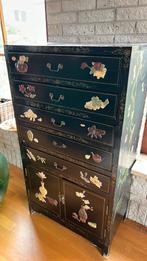 Chinees kastje, Huis en Inrichting, Kasten | Ladekasten, 5 laden of meer, Chinees/japans, Zo goed als nieuw, Minder dan 100 cm