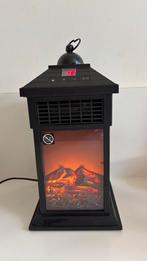 Openhaard lantaarn met heater, Huis en Inrichting, Kachels, Ophalen of Verzenden, Zo goed als nieuw, Elektrisch, Overige soorten