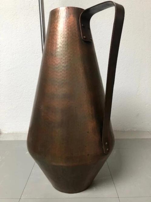 Exclusive Eugen Zint Gr rood koper vaas Handwerk Mid Century, Huis en Inrichting, Woonaccessoires | Vazen, Overige kleuren, 50 tot 75 cm