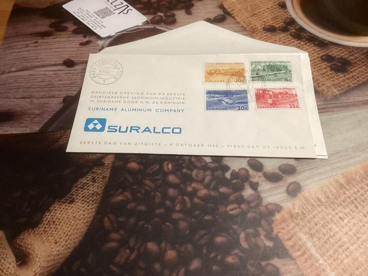 No5034 Suriname E38 anders Heb ook van Nederland jaargangen, Postzegels en Munten, Postzegels | Eerstedagenveloppen, Onbeschreven