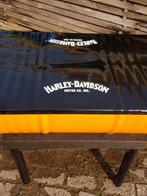 Bijzettafel gemaakt van olievat in Harley Davidson look😎, Ophalen, Gebruikt, ., Overige typen