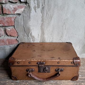 Brocante oud koffertje koffer 33x23x11cm *Etage3* beschikbaar voor biedingen