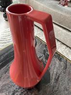 Zalmkleurige vaas, Huis en Inrichting, Overige kleuren, Nieuw, Ophalen of Verzenden, Glas