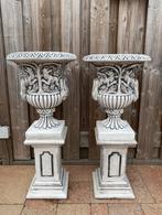 betonnen zuilen met bloempotten 90hoog/Nieuw!, Tuin en Terras, Bloempotten, Ophalen, Woondecoratie eindhoven, Nieuw, Woondecoratie eindhoven