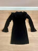 Zwart TerStal jurkje/kerstjurkje met ruches, maat 134/140, Meisje, Terstal, Ophalen of Verzenden, Zo goed als nieuw