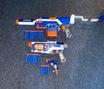 Nerf Blaster set – Elektrisch + Handmatig Inclusief darts, Ophalen of Verzenden, Zo goed als nieuw