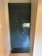Douchewand van donkerblauw glas zo goed als nieuw!, Huis en Inrichting, Badkamer | Complete badkamers, Ophalen, Zo goed als nieuw