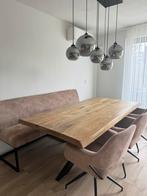 Complete eetkamer set, Huis en Inrichting, Tafels | Eettafels, Ophalen, 200 cm of meer, Zo goed als nieuw, Vijf personen of meer