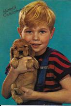 D6 Ongelopen Ansichtkaart Kinderen jongetje met hond, Verzamelen, Ansichtkaarten | Themakaarten, Ongelopen, Kinderen, Ophalen of Verzenden