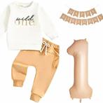 Eerste verjaardag kleding en decoratie set, Kinderen en Baby's, Babykleding | Maat 80, Struikheide 64,3069lj, Nieuw, Ophalen of Verzenden