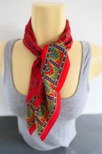 Vintage Codello klassieke zijden shawl rood, Codello, Verzenden, Zo goed als nieuw, Sjaal