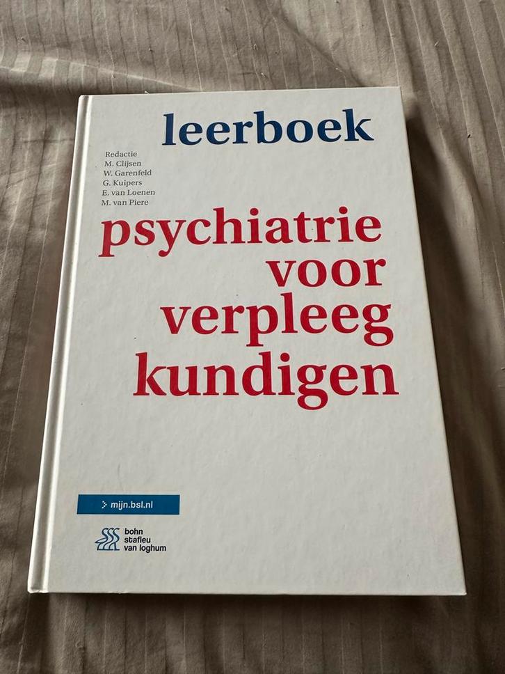 Leerboek Psychiatrie voor Verpleegkundigen, Boeken, Studieboeken en Cursussen, Zo goed als nieuw, HBO, Ophalen