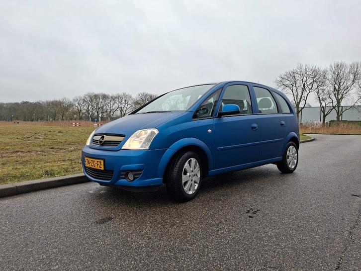 Opel Meriva 1.6 16V 77KW Easytronic 2008 Blauw AUTOMAAT, Auto's, Opel, Particulier, Meriva, Airbags, Android Auto, Apple Carplay