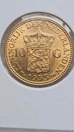 Gouden tientje 1933, Postzegels en Munten, Munten | Nederland, Ophalen of Verzenden, Koningin Wilhelmina, 10 gulden, Goud