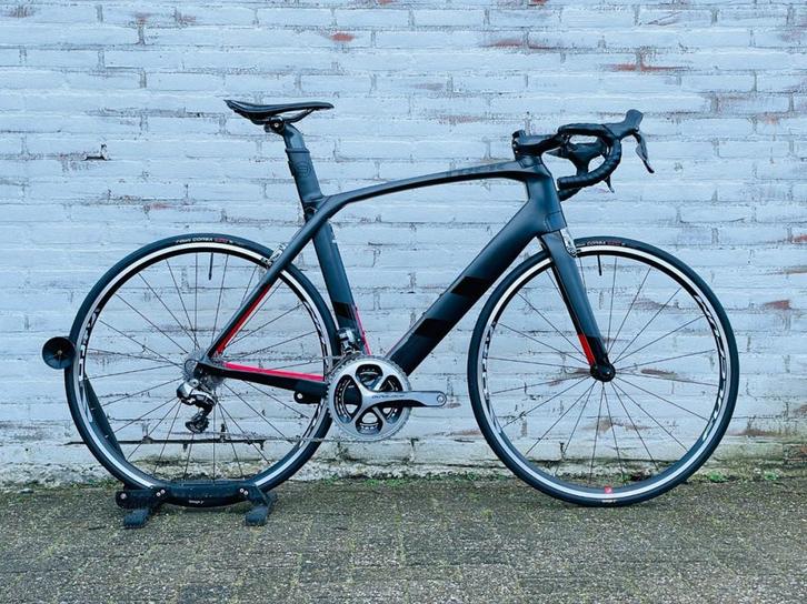 Trek Modone Heren Zwart/rood 58cm 2017, Fietsen en Brommers, Fietsen | Racefietsen, Gebruikt, Overige merken, 57 tot 61 cm