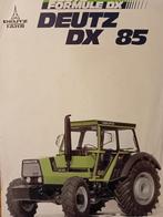 Leaflet folder van de Deutz DX 85, Ophalen of Verzenden, Gelezen