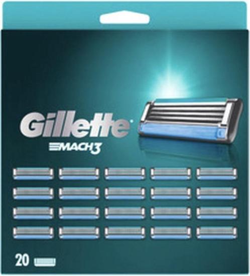 Gillette Mach3 - 20 stuks - Scheermesjes, Sieraden, Tassen en Uiterlijk, Uiterlijk | Gezichtsverzorging, Nieuw, Verzorging, Ophalen of Verzenden