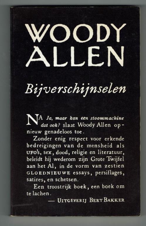 Woody Allen – Bijverschijnselen., Boeken, Biografieën, Kunst en Cultuur, Ophalen of Verzenden