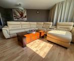 Hoekbank met elektrische bediening loung gedeelte, Huis en Inrichting, Banken | Complete zithoeken, Ophalen, Gebruikt, Leer