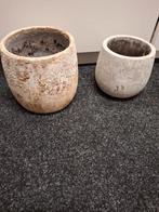 GRATIS bloempotten, Ophalen, Gebruikt, Rond, Minder dan 25 cm