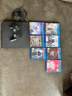 PS 4 incl games, Met 1 controller, Ophalen of Verzenden, 500 GB, Zo goed als nieuw