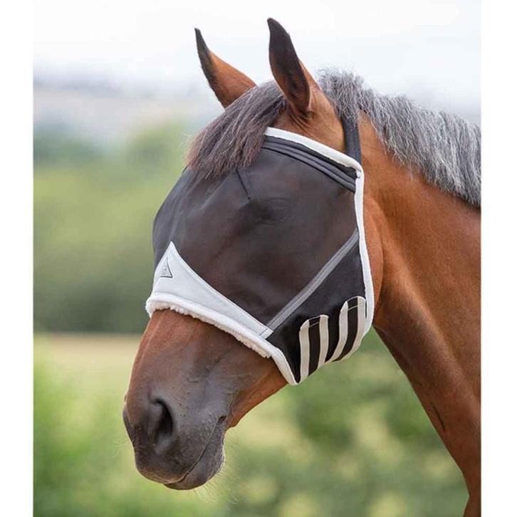Shires Flyguard Pro Fine Mesh Vliegenmasker zonder oren, Dieren en Toebehoren, Paarden en Pony's | Overige Paardenspullen, Nieuw