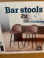 Velvet barkrukken Action, Huis en Inrichting, Barkrukken, Ophalen of Verzenden, Nieuw, 60 tot 90 cm