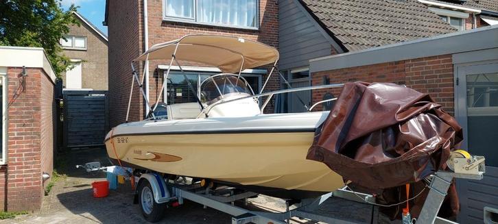 Ranieri Shark 19 2009 met Evinrude 115 H.O. (2016), Watersport en Boten, Vis- en Consoleboten, Gebruikt, 70 pk of meer, 3 tot 6 meter