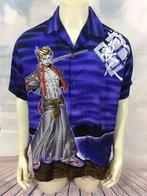 Fuhua Manga figuur jaren 90 blouse overhemd maat M (2C1), Kleding | Heren, Tweedehands verkoop, Tweedehands verkoop, Ophalen of Verzenden