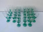 27 Bormioli Rocco Bouquet Green glazen, Antiek en Kunst, Ophalen of Verzenden