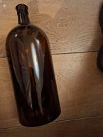 Vintage Bruine Apotheek Fles, Antiek en Kunst, Antiek | Glas en Kristal, Ophalen