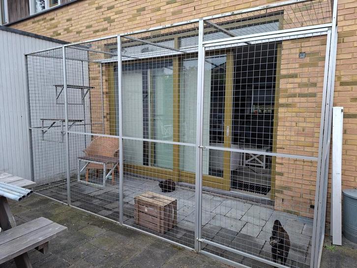 Mooie alluminium kattenren. Vanaf 24 okt beschikbaar!, Dieren en Toebehoren, Katten-accessoires, Gebruikt, Ophalen