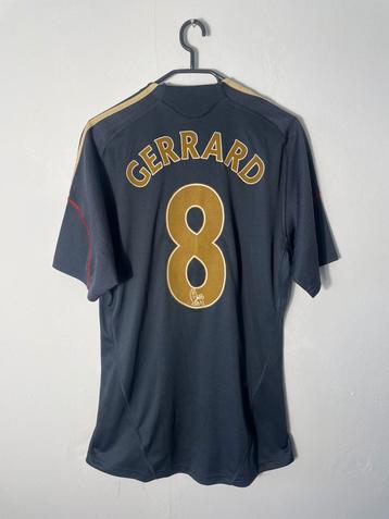 Origineel Liverpool uitshirt 2009 / 2010. Gerrard Maat M beschikbaar voor biedingen