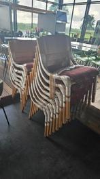 14x Stoel met rugleuning Horeca *laatste partij*, Ophalen, Hout, Dorpshuis, Zo goed als nieuw