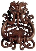 Deurklopper brocant bruin Esschert Design, Antiek en Kunst, Curiosa en Brocante, Verzenden