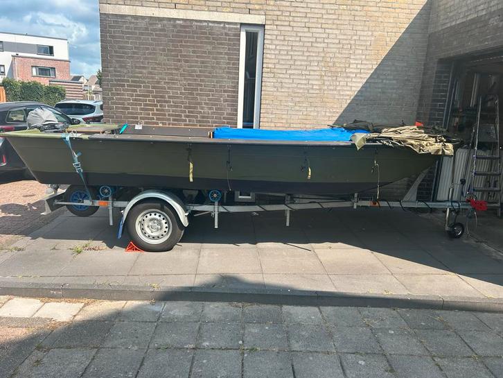 Boottent skiff karper, Watersport en Boten, Hengelsport | Karpervissen, Gebruikt, Ophalen