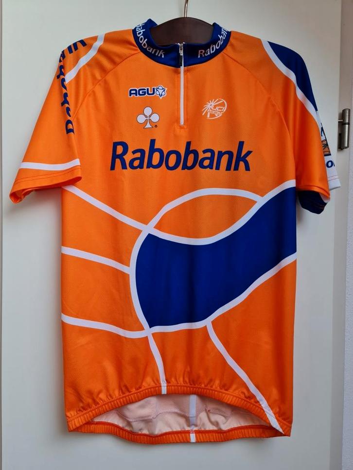 Wielershirt wielrenshirt Rabobank uit 2007 maat XL mooi  , Sport en Fitness, Wielrennen, Zo goed als nieuw, Kleding, Ophalen