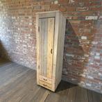 Steigerhouten kledingkast - 200x60x60 cm, Ophalen, 50 tot 100 cm, Zo goed als nieuw, Overige houtsoorten