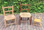 Oude houten kinderstoeltjes, poppen stoeltje 5 Euro per stuk, Ophalen of Verzenden